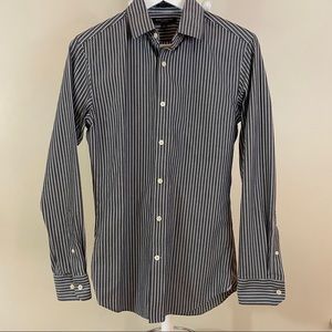 Banana Republic Grant Fit Striped Button Down